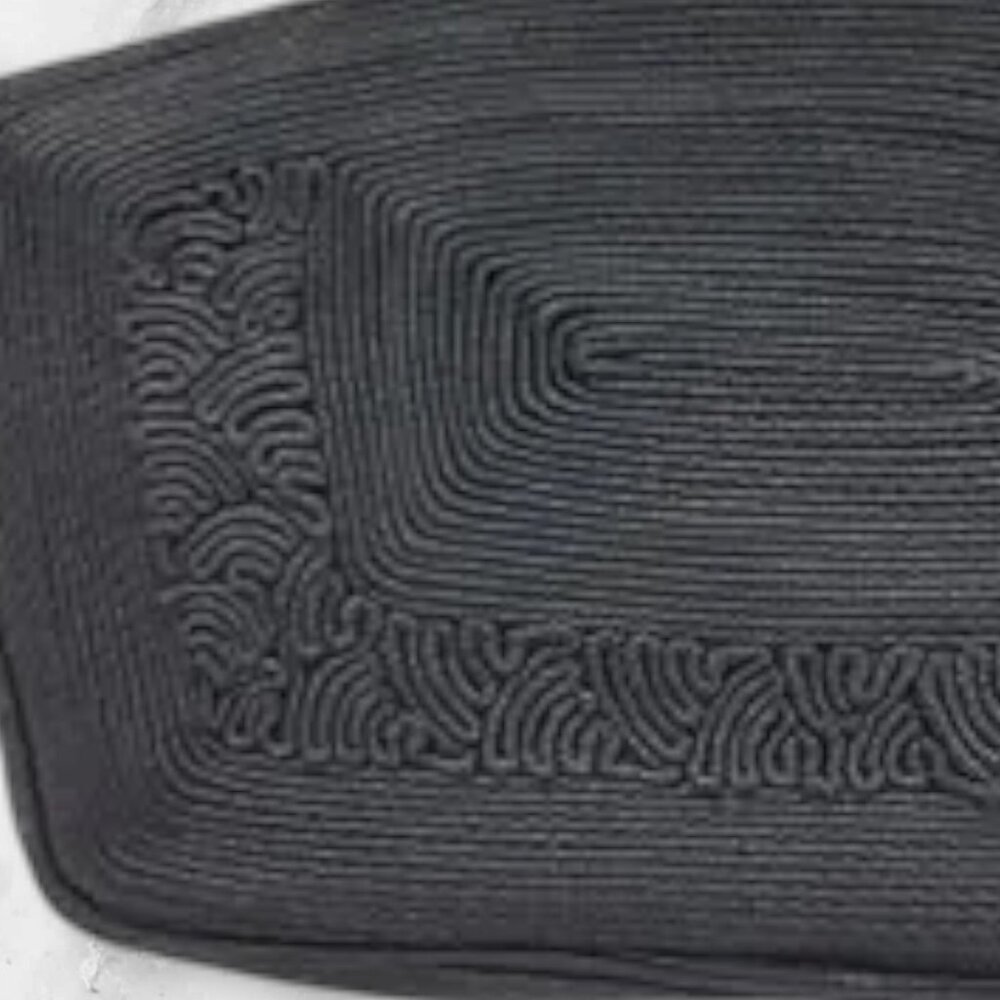 MCM Vintage Genuine Corde Clutch Black Evening Bag Purse - Picture 2 of 12